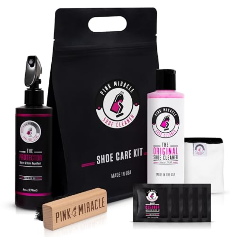 Sneaker Care Spray - Pink Miracle Shoe Care Kit -