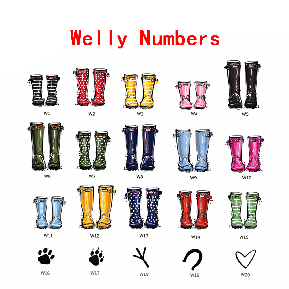 Personalised Family Wellie Pos - Waterproof Spray Shoe avaliação e preço