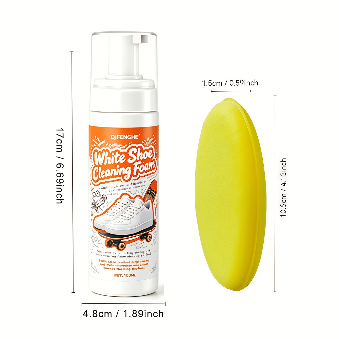 Portable No Rinse White Shoe C - The Sneaker Care avaliação e preço