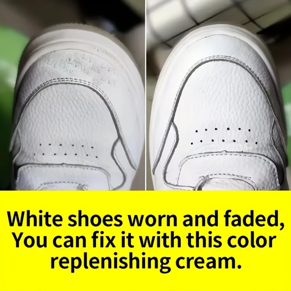 KJM White Leather Repair Cream - Sneaker Care Spray avaliação e preço