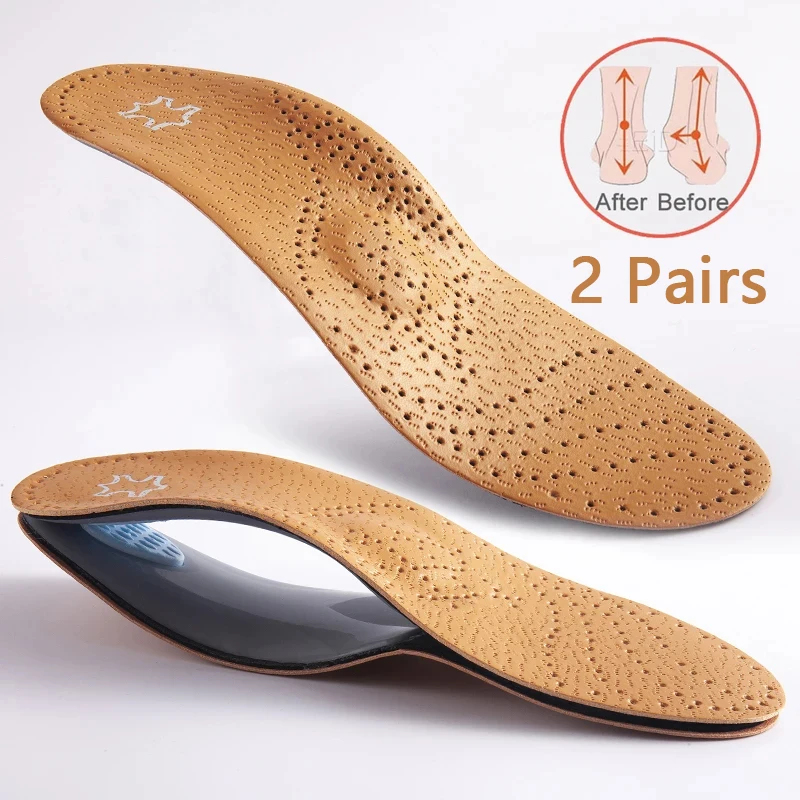 2Pairs Unisex Leather Orthoped - The Sneaker Care avaliação e preço