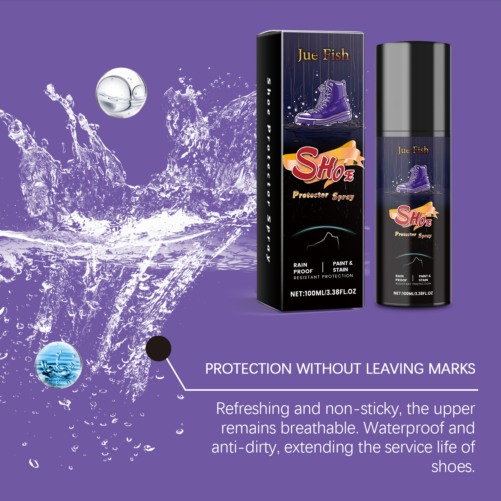 100ML Shoe Protector Spray Cle - Waterproof Spray Shoe avaliação e preço