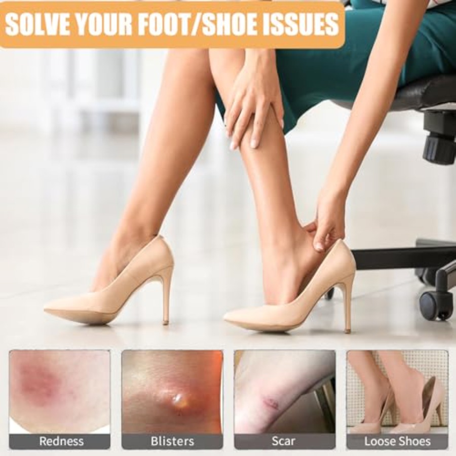 6 Pairs Heel Cushion Liners fo - Heel Liner Grip avaliação e preço