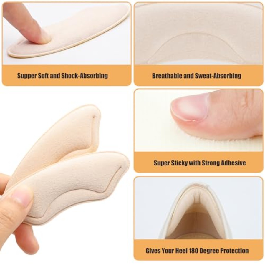 6 Pairs Heel Cushion Liners fo - Heel Liner Grip avaliação e preço
