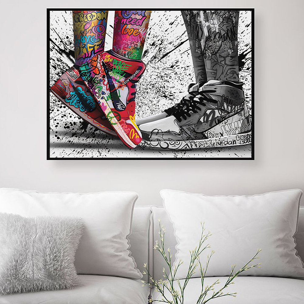 Fashion Graffiti Artwork Sneak - Waterproof Spray Shoe avaliação e preço