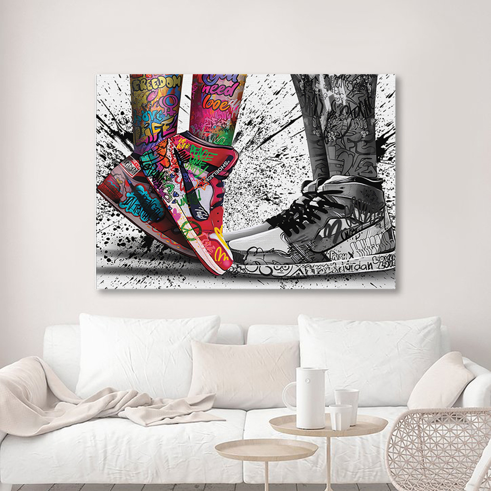Fashion Graffiti Artwork Sneak - Waterproof Spray Shoe avaliação e preço