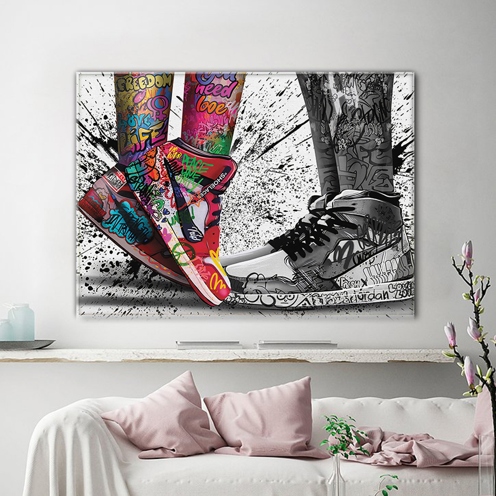 Fashion Graffiti Artwork Sneak - Waterproof Spray Shoe avaliação e preço