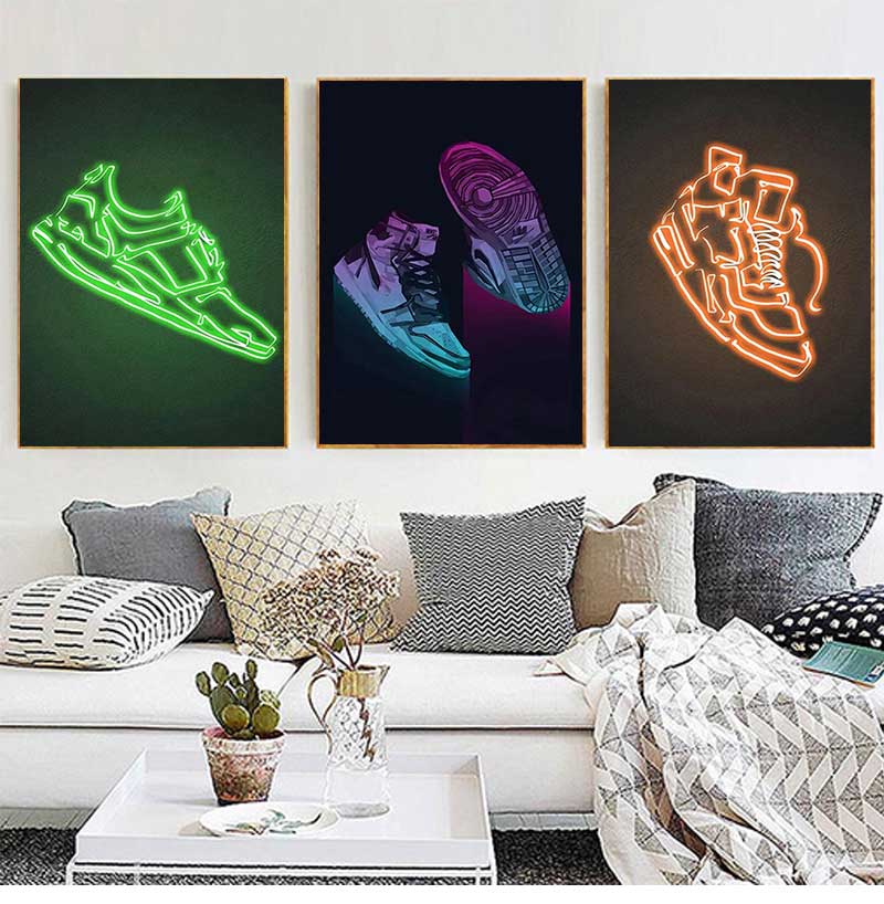 Fashion Graffiti Sneakers Wall - Waterproof Spray Shoe avaliação e preço