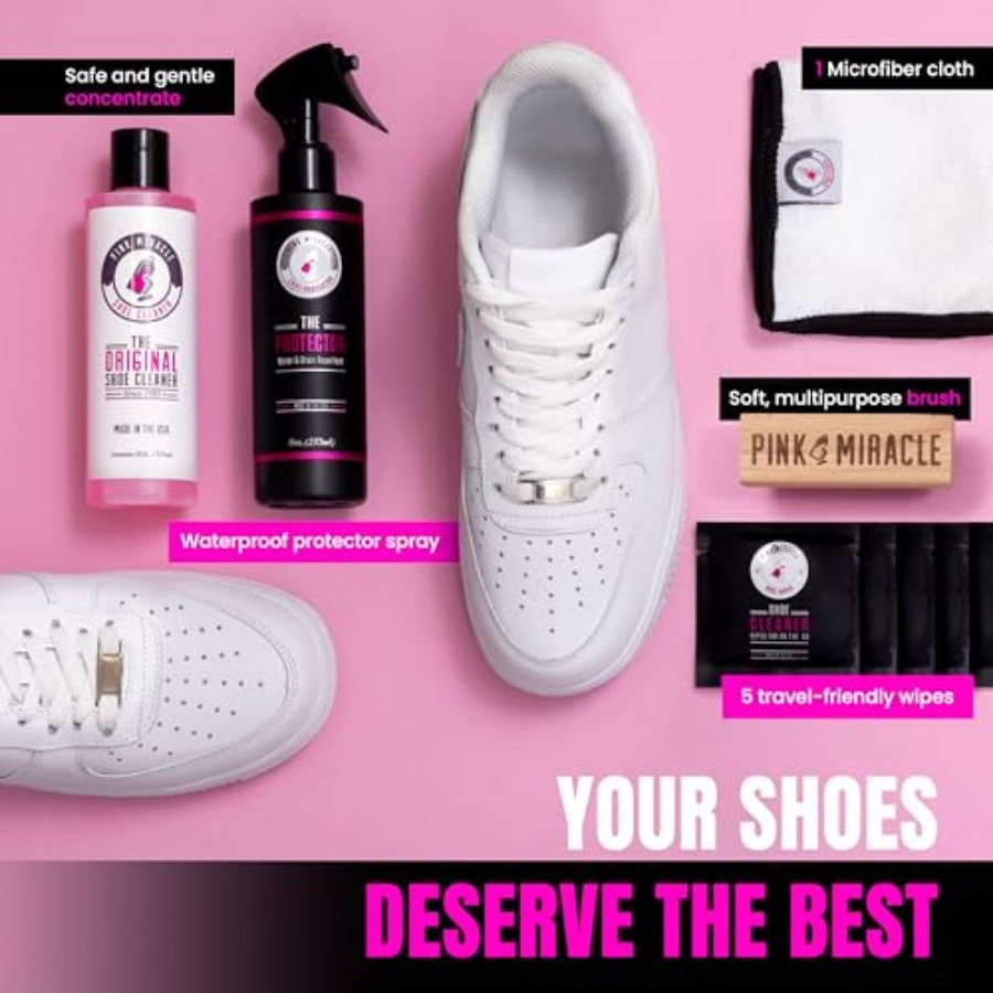 Pink Miracle Shoe Care Kit - I - Sneaker Care Spray avaliação e preço