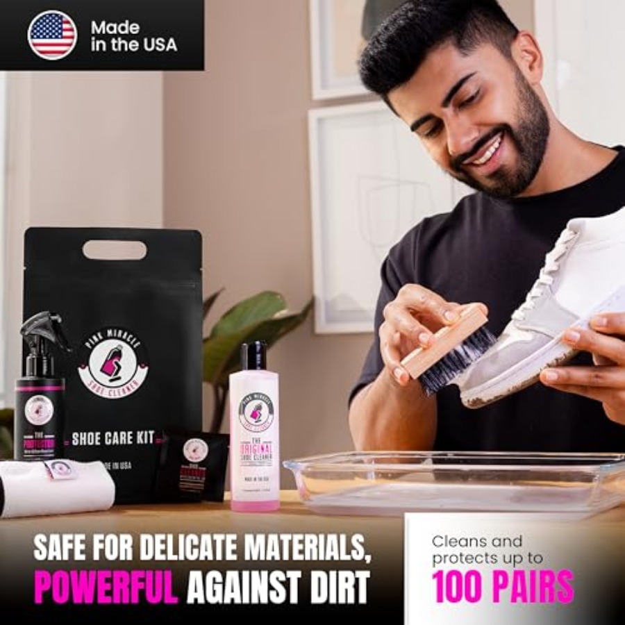 Pink Miracle Shoe Care Kit - I - Sneaker Care Spray avaliação e preço