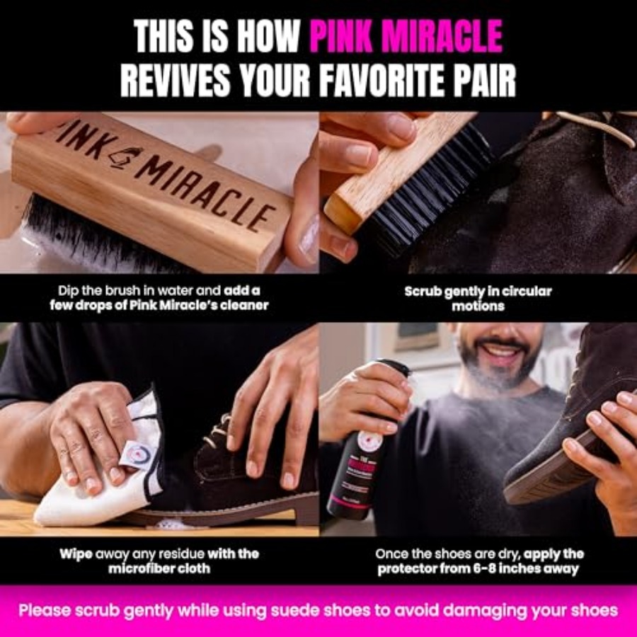 Pink Miracle Shoe Care Kit - I - Sneaker Care Spray avaliação e preço