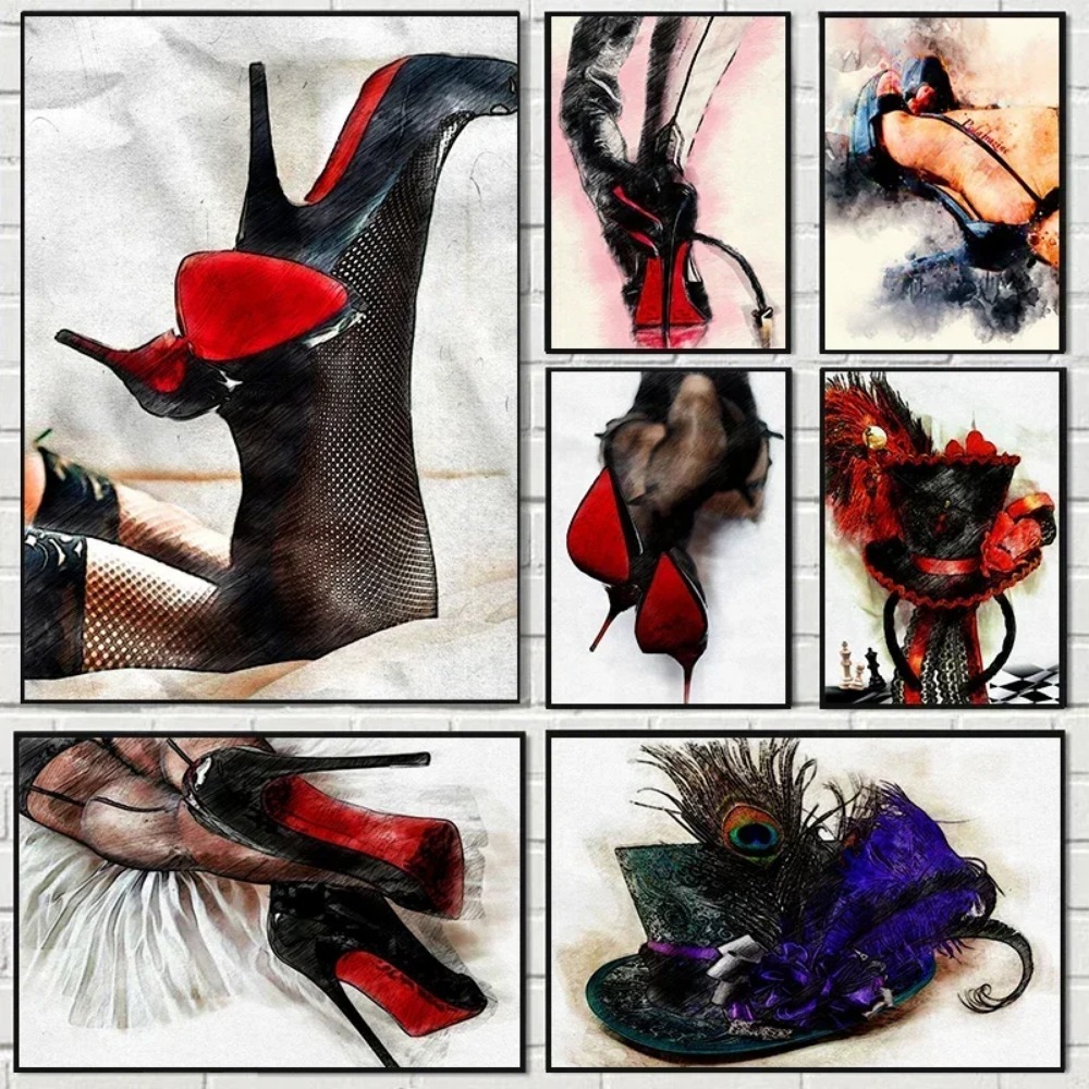 Modern Women Black High Heels  - Waterproof Spray Shoe avaliação e preço
