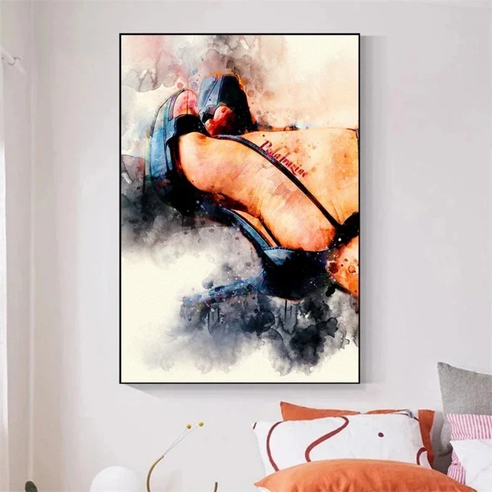 Modern Women Black High Heels  - Waterproof Spray Shoe avaliação e preço