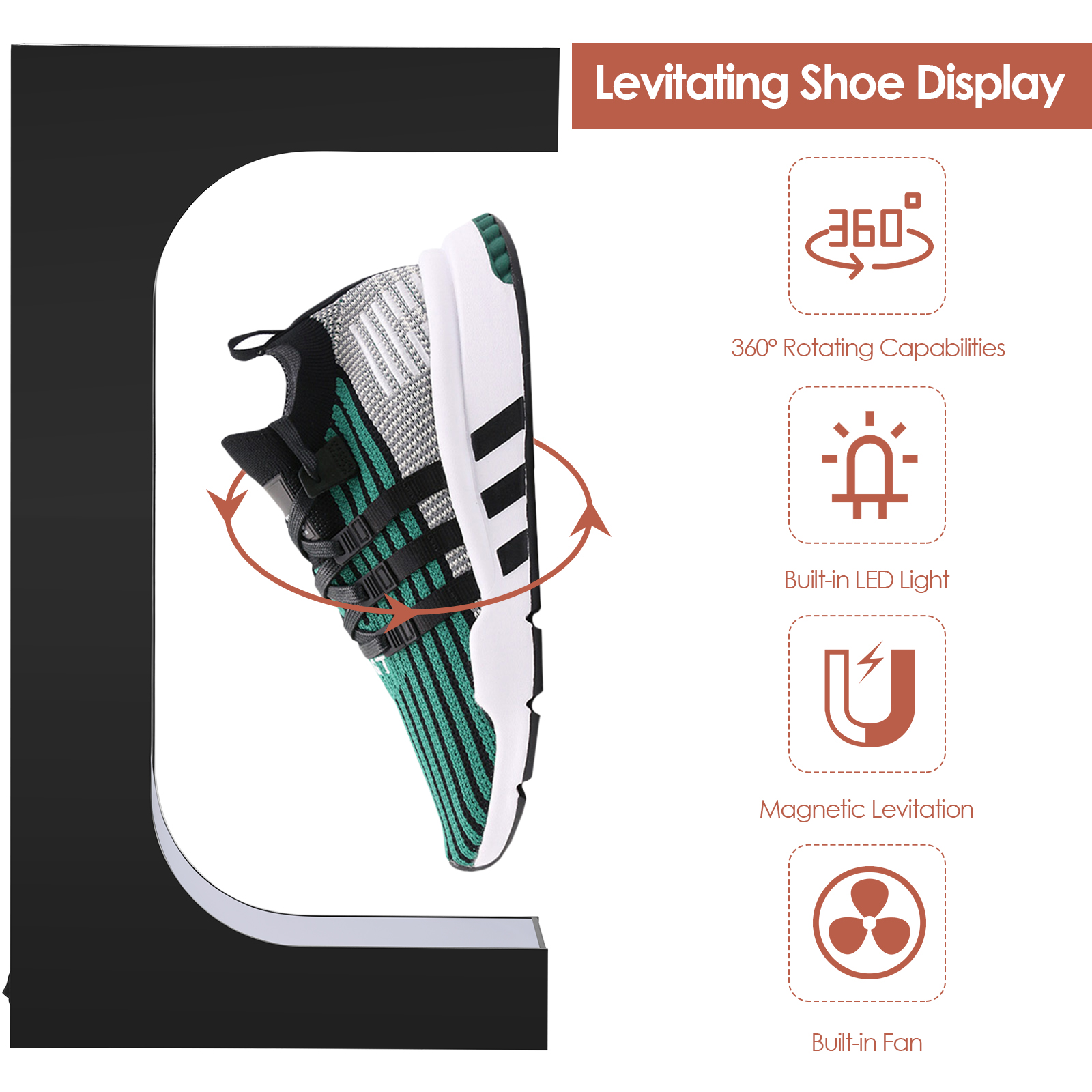 Floating Shoe Display Magnetic - Shoe Box Display avaliação e preço