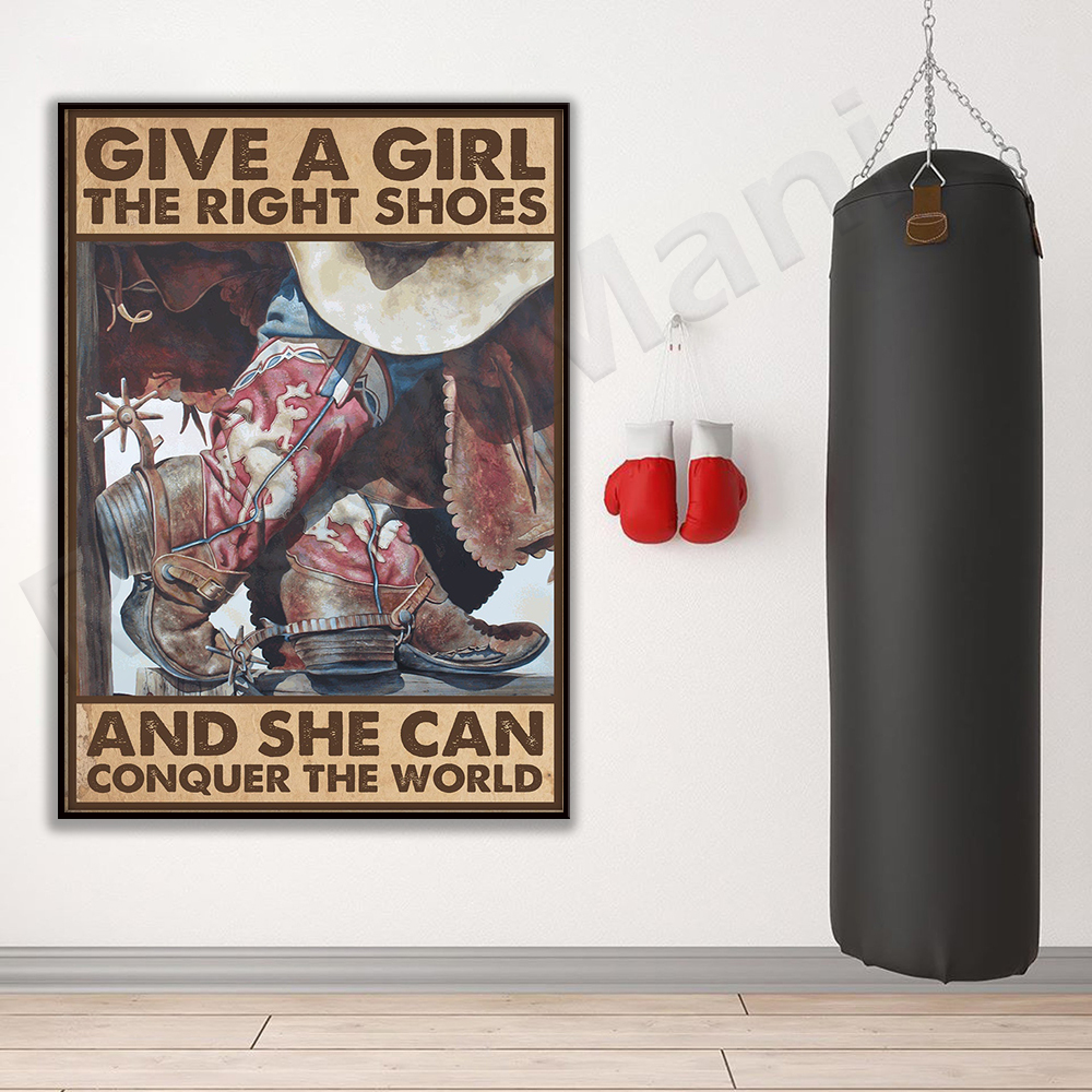 Cowgirl Give a Girl the Right  - Waterproof Spray Shoe avaliação e preço