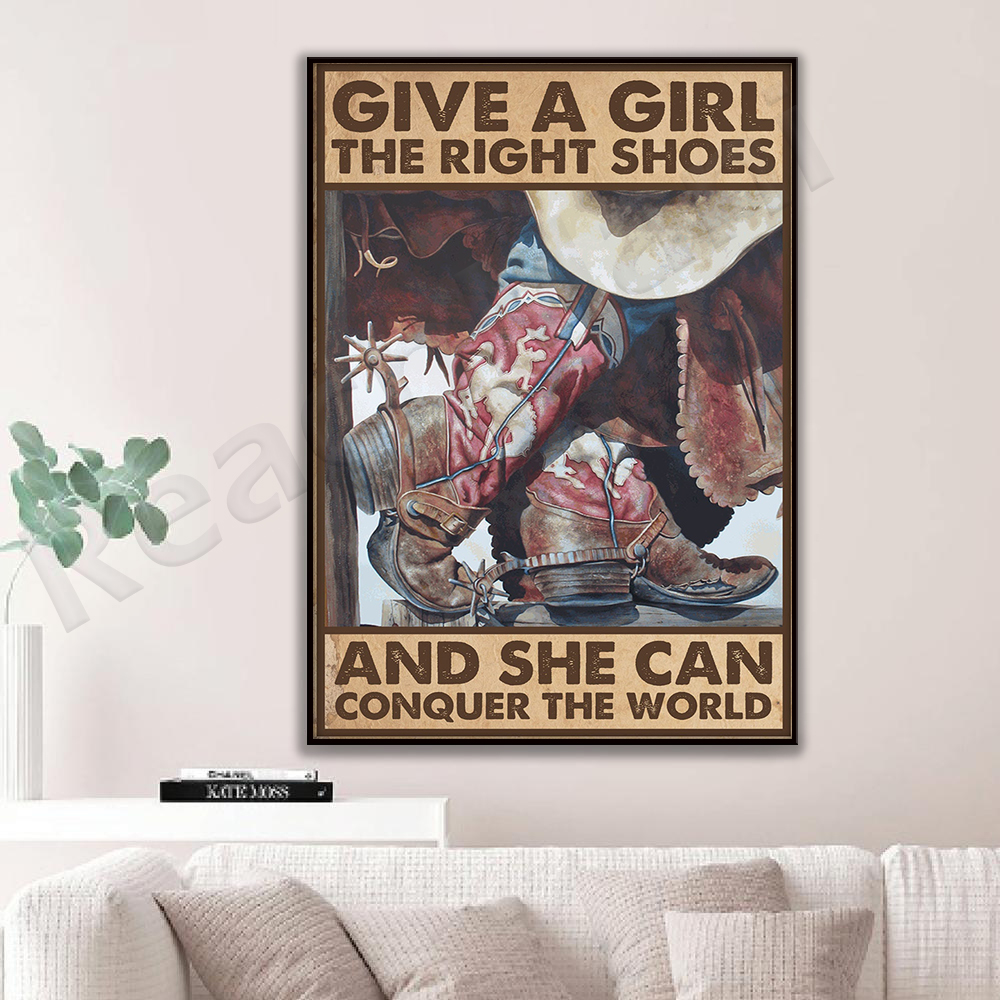 Cowgirl Give a Girl the Right  - Waterproof Spray Shoe avaliação e preço
