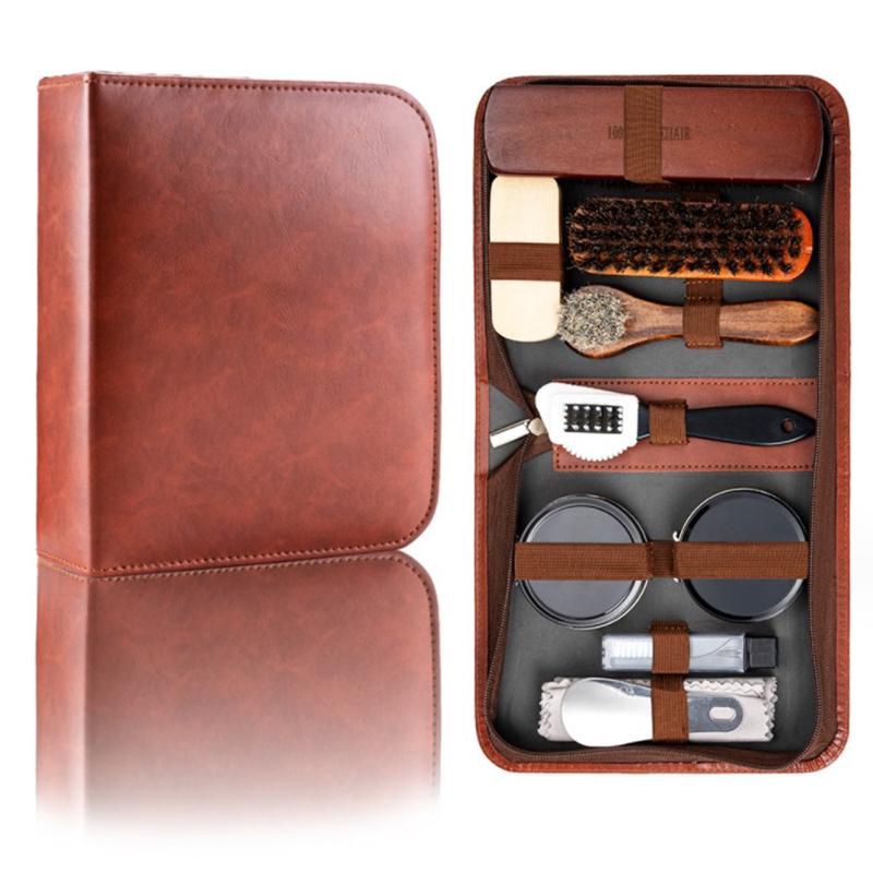 HorseHair Shoe Brush Set Leath - Sneaker Care Spray avaliação e preço
