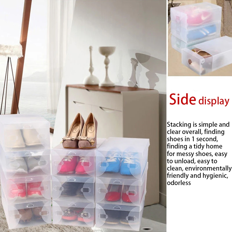 12 Piece Transparent Shoe Box  - Shoe Box Display avaliação e preço