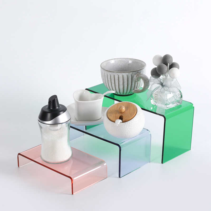 Colorful Acrylic U-shaped Stor - Shoe Box Display avaliação e preço