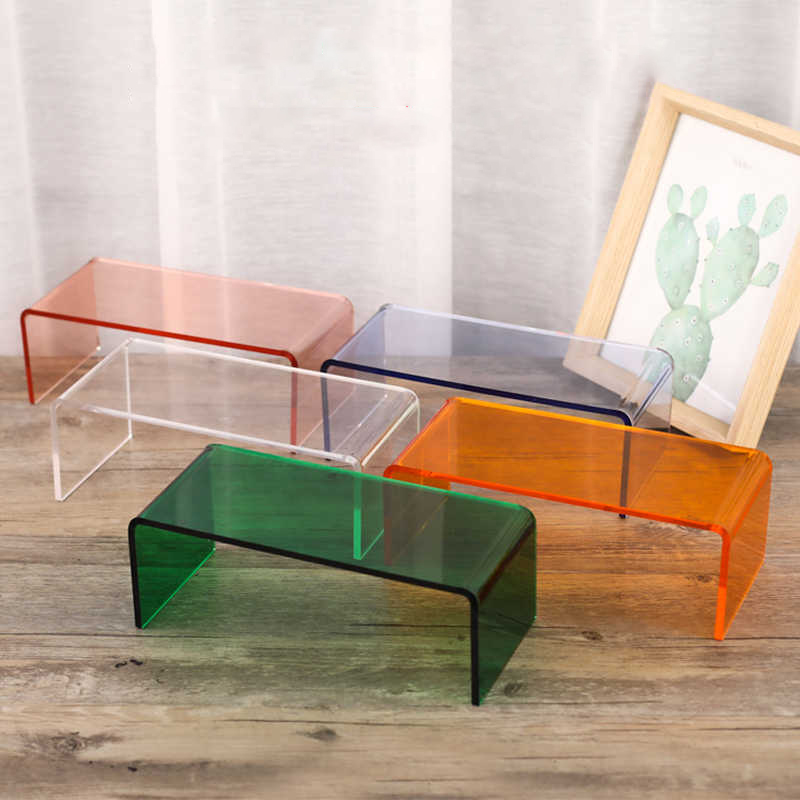 Colorful Acrylic U-shaped Stor - Shoe Box Display avaliação e preço