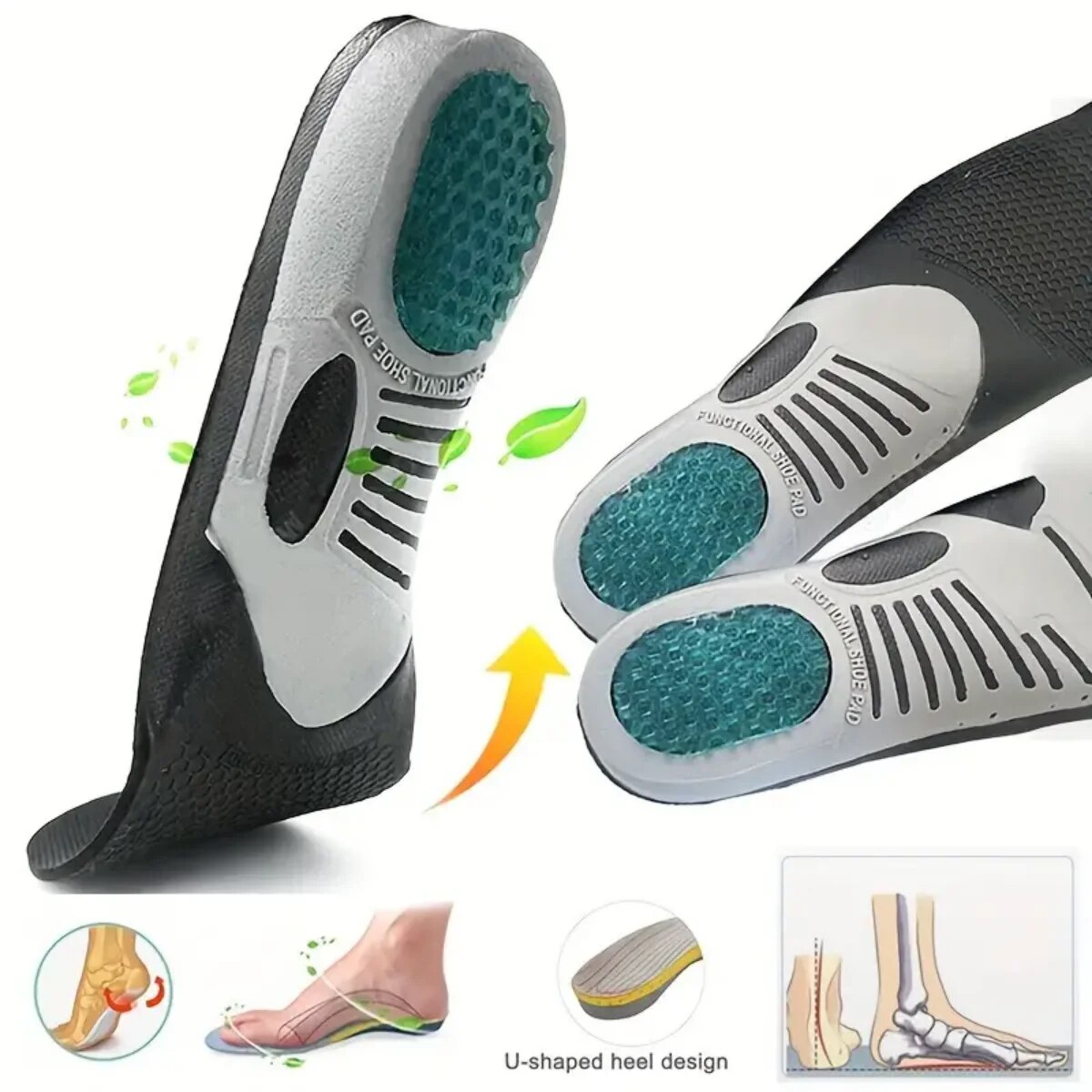 1Pair Orthopedic Insoles Ortho - The Sneaker Care avaliação e preço
