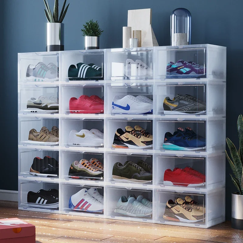 'Portable Acrylic Plastic Disp - Shoe Box Display avaliação e preço