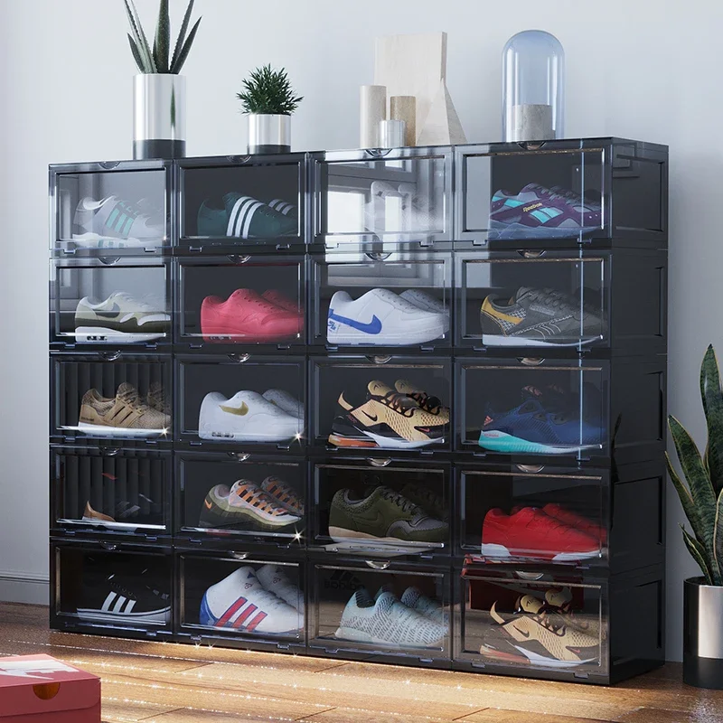 'Portable Acrylic Plastic Disp - Shoe Box Display avaliação e preço