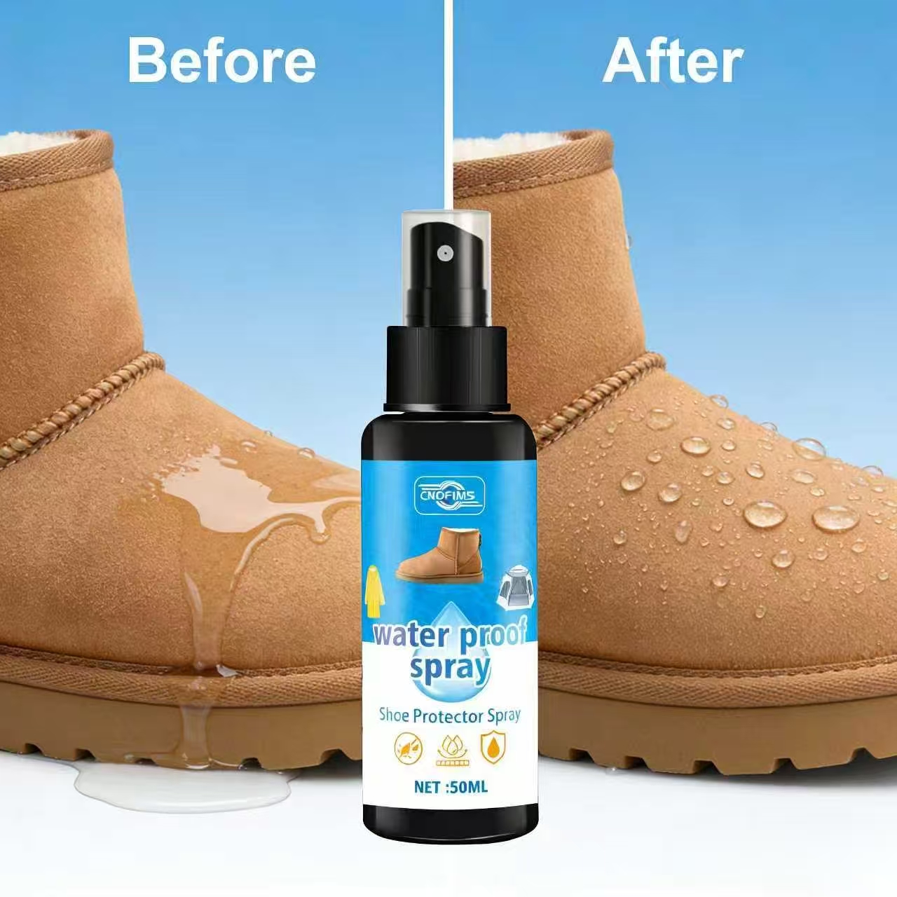 50ML Waterproof Shoe Protector - Waterproof Spray Shoe avaliação e preço