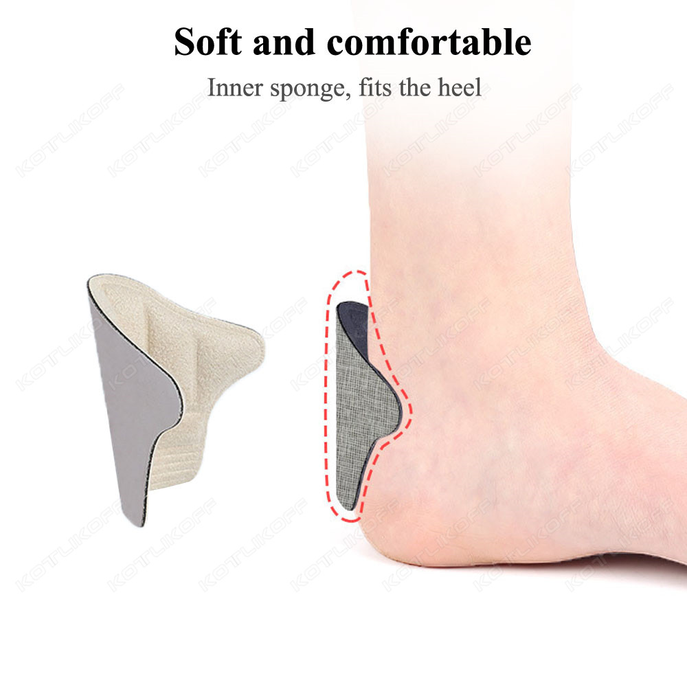 2PCS Heel Pads For Sport Shoes - Heel Liner Grip avaliação e preço