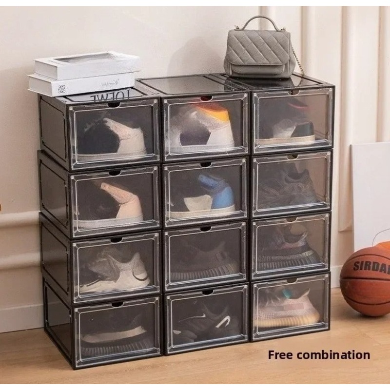 Clear Acrylic Shoe Storage Box - Shoe Box Display avaliação e preço