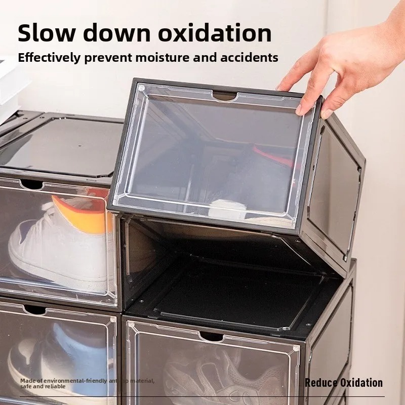 Clear Acrylic Shoe Storage Box - Shoe Box Display avaliação e preço
