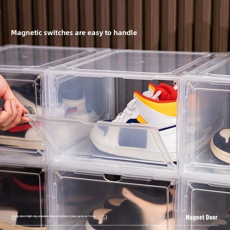 Clear Acrylic Shoe Storage Box - Shoe Box Display avaliação e preço