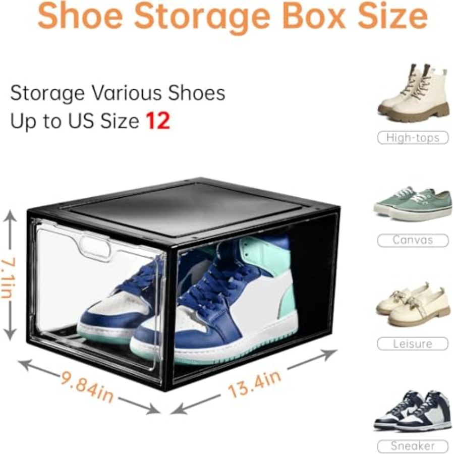 Pack Large Shoe Storage Box, S - Shoe Box Display avaliação e preço