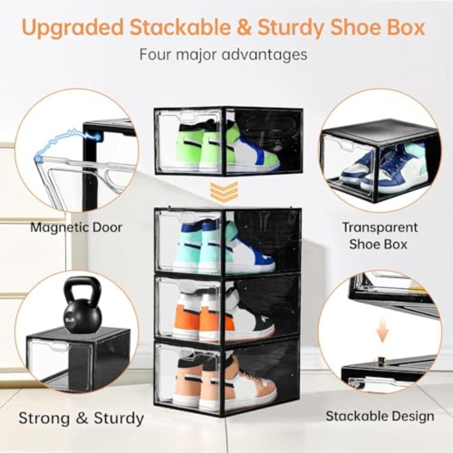 Pack Large Shoe Storage Box, S - Shoe Box Display avaliação e preço
