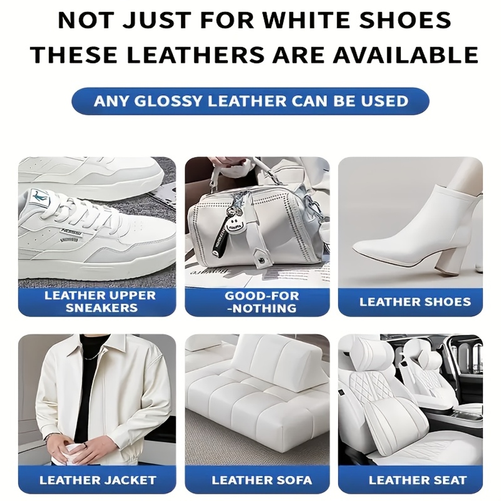White Leather Repair Kit - Eas - Sneaker Care Spray avaliação e preço