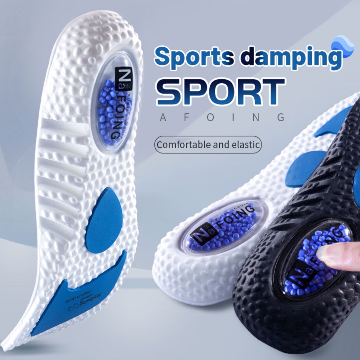 1Pair Upgrade Sports Shock Abs - The Sneaker Care avaliação e preço