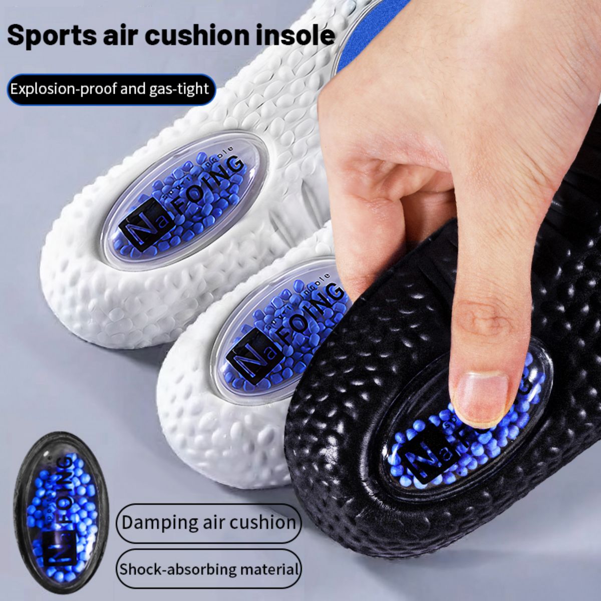1Pair Upgrade Sports Shock Abs - The Sneaker Care avaliação e preço
