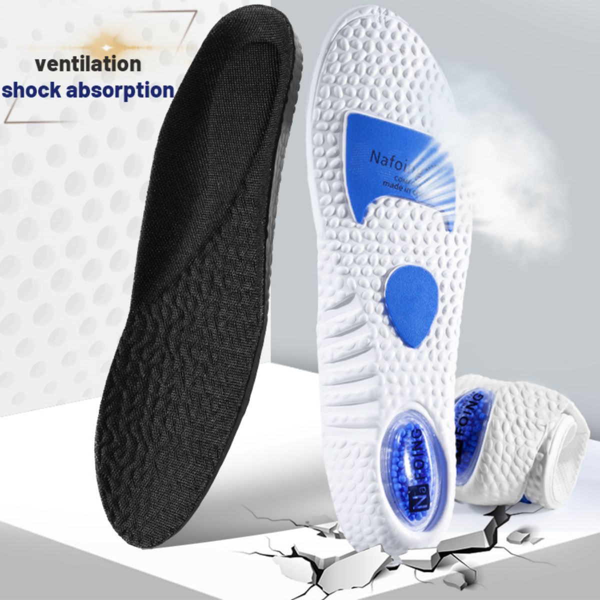 1Pair Upgrade Sports Shock Abs - The Sneaker Care avaliação e preço