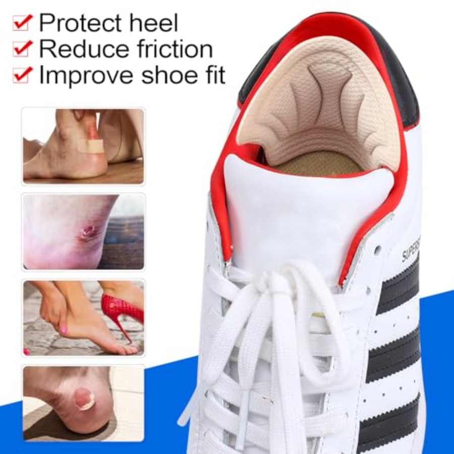 Back of Heel Cushion Pads, Adh - Heel Liner Grip avaliação e preço