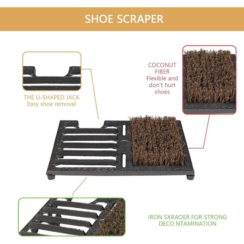 Heavy-Duty Cast Iron Boot Scra - Sneaker Care Spray avaliação e preço