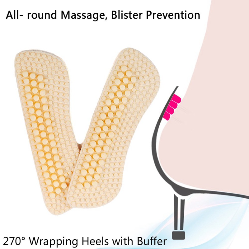 1Pair Silicone Inserts Soft Ma - Heel Liner Grip avaliação e preço