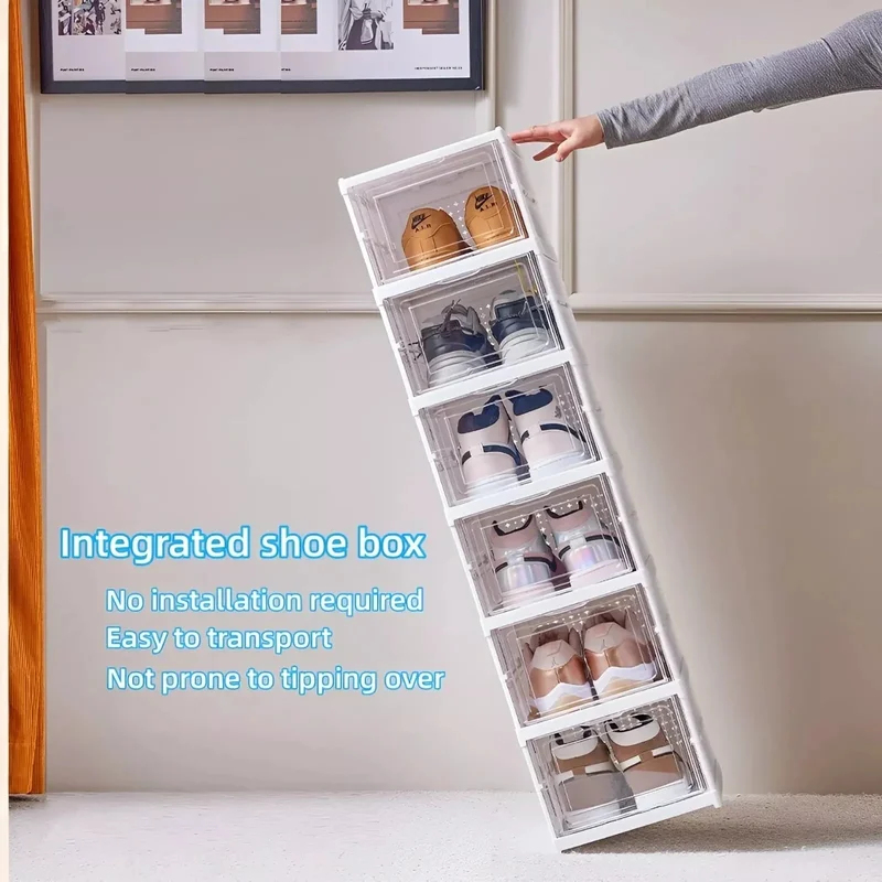 Dustproof 6 Layers Foldable Sh - Shoe Box Display avaliação e preço