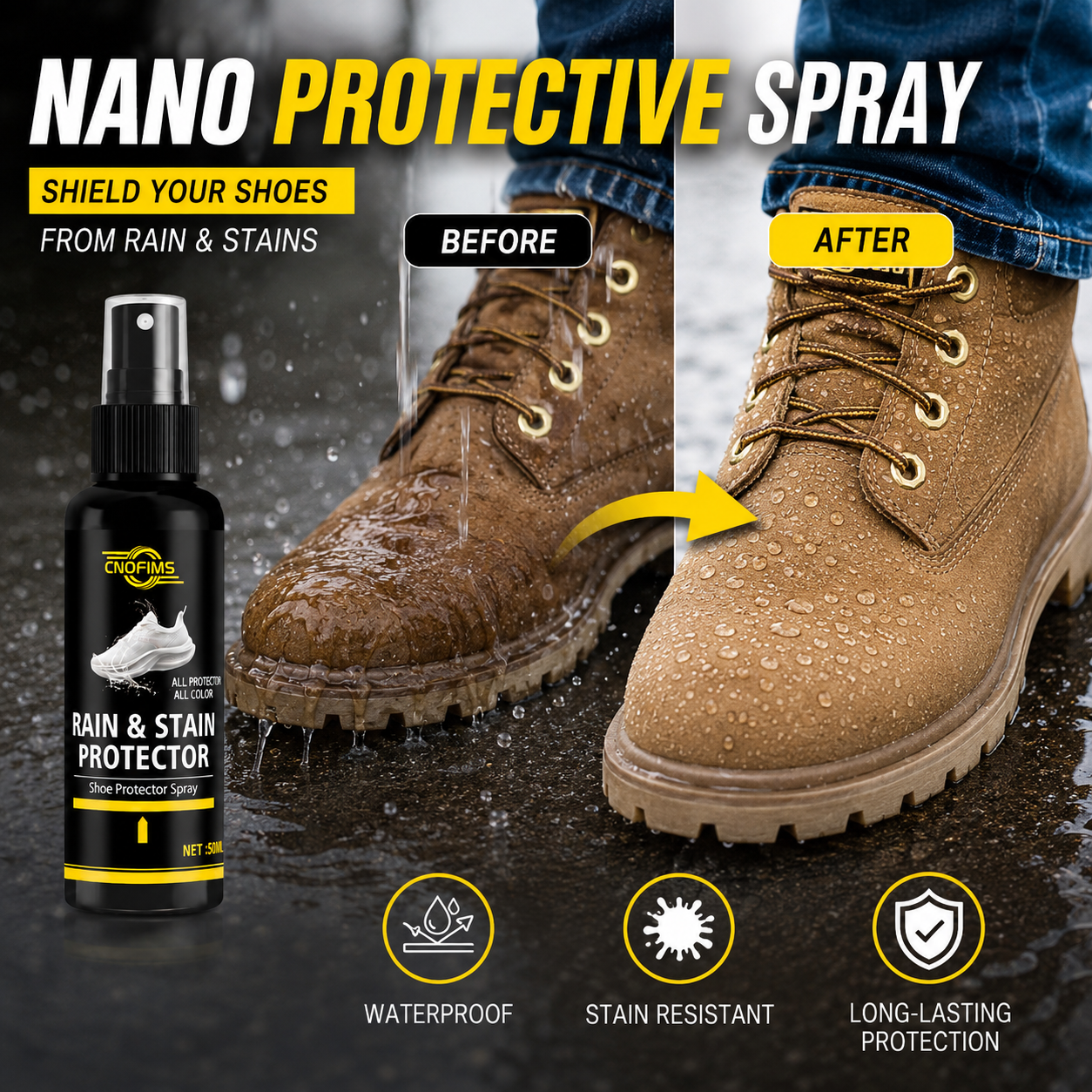 Waterproof Spray for Jackets a - Waterproof Spray Shoe avaliação e preço