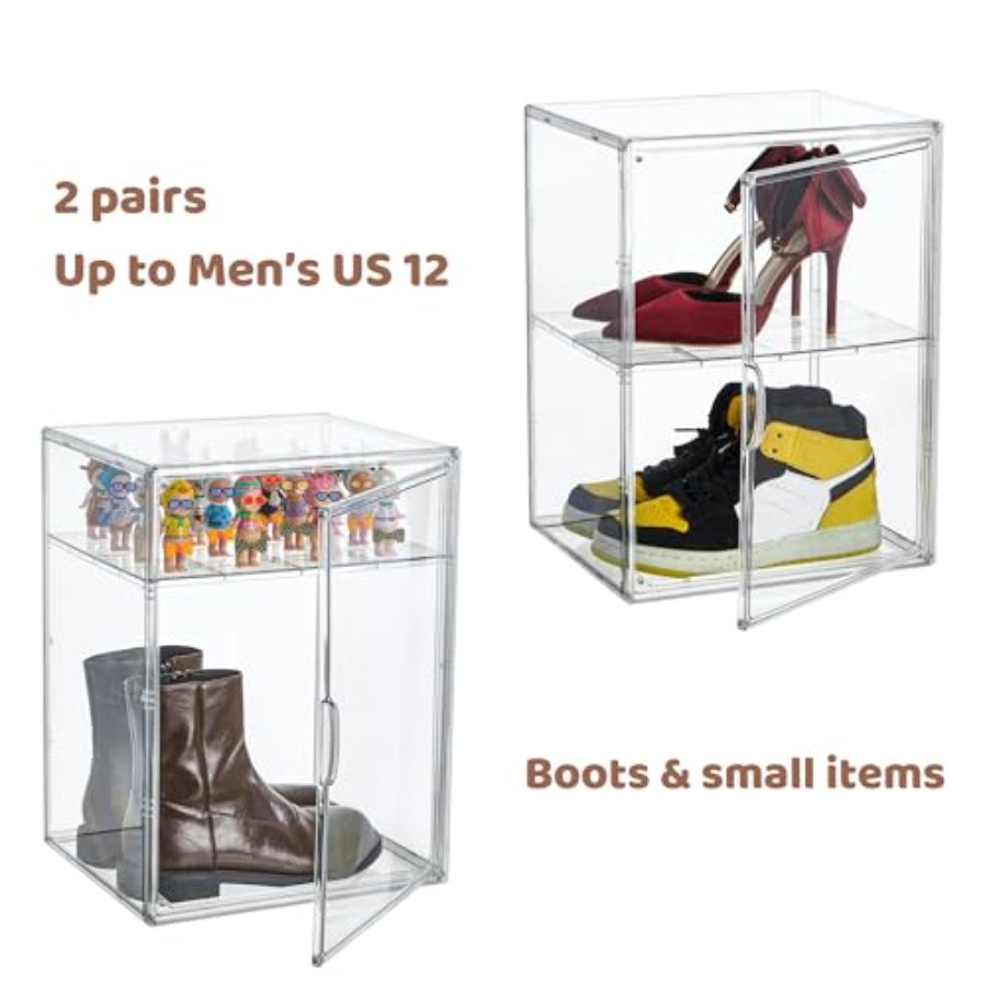 XXX-Large Acrylic Display Case - Shoe Box Display avaliação e preço