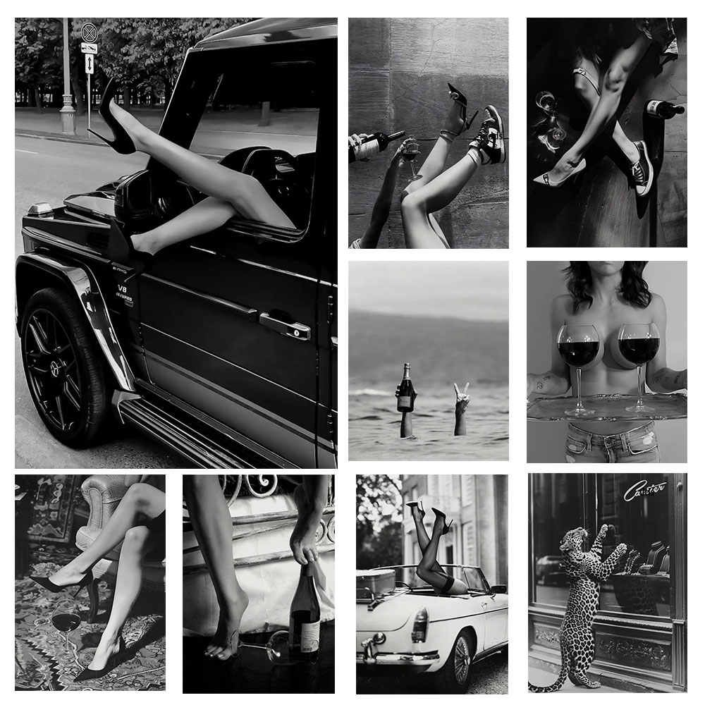 Black and White Luxury Cars, S - Waterproof Spray Shoe avaliação e preço
